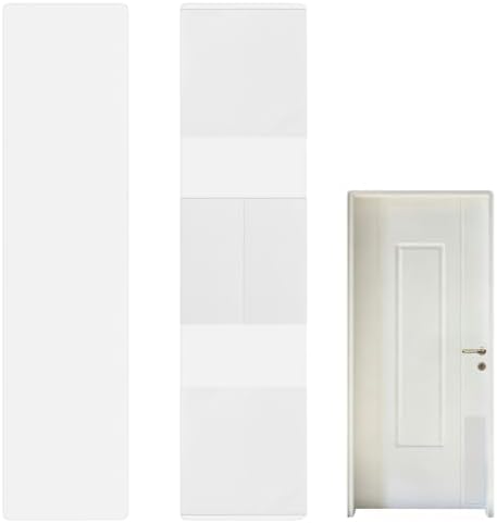 2pcs Door Scratch Protector, 41 * 10cm(Matte White)