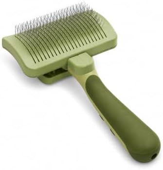 Self Cleaning Slicker Brush for Dogs Retractable Pins Choose Size S/M/L or Set (Large)