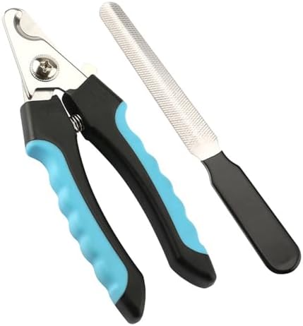 Pet nail clippers Dog nail clippers Nail sharpener set Large and small dog Golden Retriever Cat nail clippers supplies