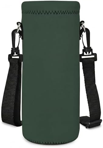 AUPET Water Bottle Sling Bag Carrier Crossbody Sleeve,Insulated Neoprene Bottle Case Holder Pouch Cover 500ML/17oz with Shoulder Strap for Walking Women Men
