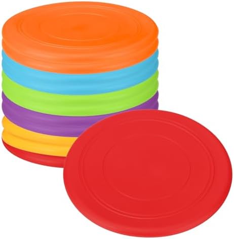 PATIKIL Flying Disc, Soft Silicone Colorful Flying Disk Flyer for Outdoor Sports Lawn