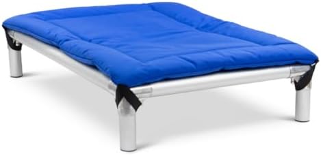 Kuranda Orthopedic Canvas Dog Bed Pad – Durable Cordura® Fabric with Quilted Padding - Small - 30" x 20" - Royal Blue