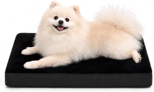 NUPIDA Waterproof Medium Dog Bed for Crate with Washable Cover, 29x18