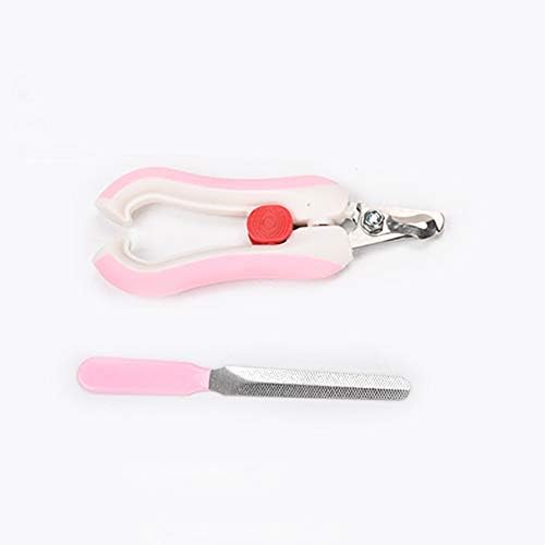 OMEM Bird Nail Clippers with Grinding Nail Scissors Tool Pet Parrot Claw Care (Pink,S)
