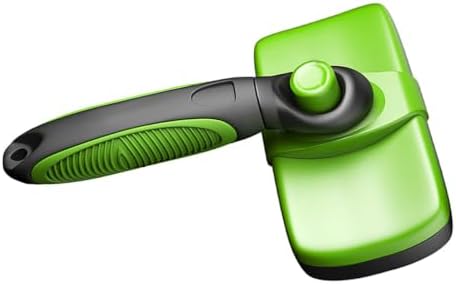HEEPDD Self Cleaning Slicker Brush, One Button Clean, Rounded Pins