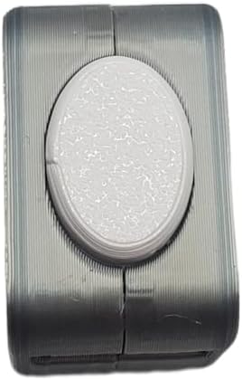 Hands-Free Dog Training Clicker Ring - Loud 95 dB Finger Clicker for Dogs, Puppies, Cats & Birds, Fits Any Finger, No Batteries (Silver)