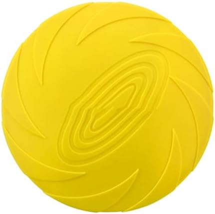 Nonslip Dog Flying Discs Chew Outdoor Toy Rubber Soft Training Exercise for Active Pet Dog Disc Chew