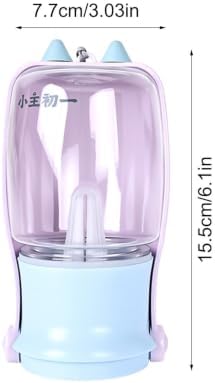 Dog Travel Water Bottle 320ml Leakproof Drinker Dispenser with Strap