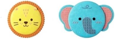 Dog Plush Toy Cartoon Flying Disc Toy Small Dog Teeth Grinding Toy Fit for Bite-Resistant Puppy Pet Product(Yellow1pcs)