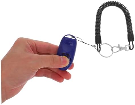 POPETPOP Pet Training Clicker Dog Obedience Sound Trainer Wrist Strap Multi for Cats Dogs Puppies