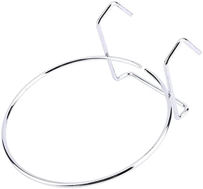 Stainless Steel Hanging Dog Bowl Pet Food Water Cage Cup Clamp Holder Easy Attach Hook On Feeding for Bird Cages Dog Crates Chain Link Fences Small Size S