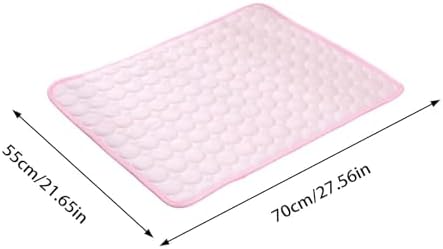 Dog Cooling Mat 2.0, Washable and Portable Pad Self Folding Pad for Dog & Cat, Indoor & Outdoor Summer Cooling Mat for All Pets, Keep Dogs and Cats Cool and Comfortable (Brown, Large)