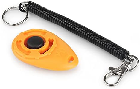 2 Pack Dog Training Clickers, Dog Clicker with Wrist Strap Dog Training Tools, Colorful and Lightweight Pet Clicker Training for Dogs Cats Puppy(Pink+Dark Blue)