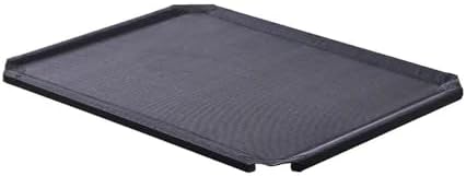 Black Teslin Mesh Replacement Pad for Dog Bed, Durable Breathable Pet Bed Liner, Washable Replacement Mat for Crate, Kennel, Car Seat, Fits Small Medium Large Dogs