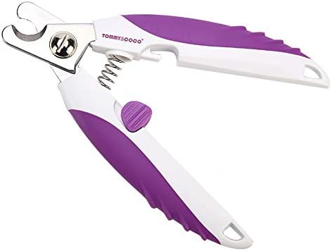 Dog Nail Trimmer,Dog Nail File,Dog Nail Clippers with Safety Guard,Professional Pet Nail Clippers Stainless Steel Grooming Tool, Anti-Slip Handles for Small Large Breeds (Medium/Large)