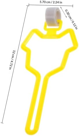 GARVALON Dog Poop Bag Holder Clip Hands-free Carrier for Leash, Lightweight Retractable Waste Bag Dispenser for Walking and Running, Puppy Essentials in Yellow