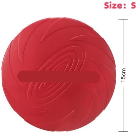 Interactive Silicone Flying Saucer Toy for Dogs and Cats Chew Resistant Flying Disc Pet Game Perfect(Purple,M-18CM)