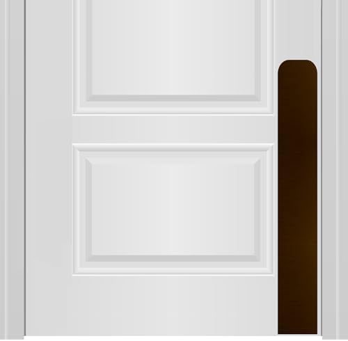 Deck the Door Decor Dog Scratch Door Protection Plate - Elegant Anodized Aluminum for All Door Types. Pet-Safe with Polished Edges and Rounded Corners. 3M Adhesive Mount - Oil Rubbed Bronze 4x30in
