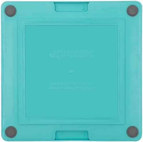 LickiMat Tuff, Heavy-Duty Playdate, Dog Slow Feeder Lick Mat, Boredom Anxiety Reducer; Perfect for Food, Treats, Yogurt, or Peanut Butter, Fun Alternative to a Slow Feed Dog Bowl, Turquoise