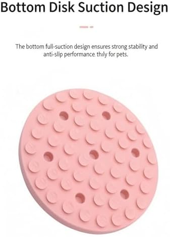 52-Cup Silicone Slow Feeder Mat, Flower Maze Anti-Gulping Lick Pad