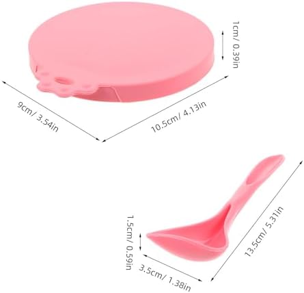Happyyami Silicone Pet Food Can Lid Cover for 3 Standard Can Sizes