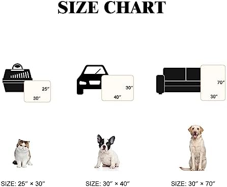 Qeils Dog Blankets for Small Dogs - Waterproof Pet Blanket Washable - Sherpa Fleece Puppy Blanket, Soft Plush Reversible Dog Blanket for Bed Couch Car Sofa, 30"X40", Grey Paw Print