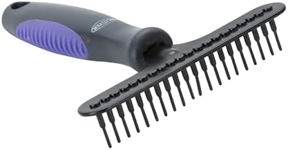 Kruuse Buster Large Purple Grooming Tool – Removes Loose Undercoat Hair Gently