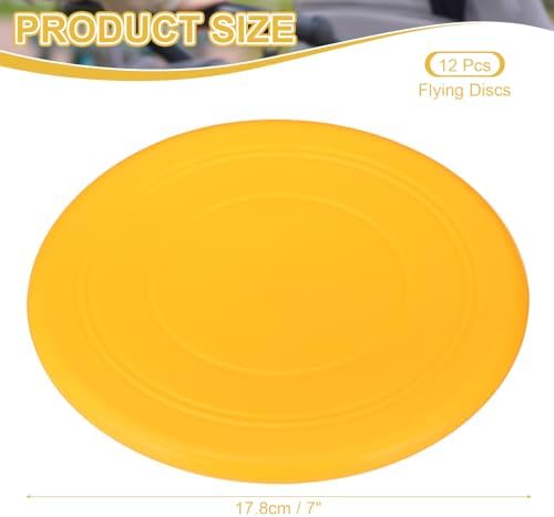 PATIKIL Flying Disc, Soft Silicone Colorful Flying Disk Flyer for Outdoor Sports Lawn