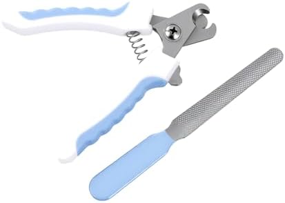 Dog Nail Clippers for Large Dogs, Pet Nail Clipper Kit for Small & Large Dogs & Cats，Dog Nail Clippers for Dogs and Cats - Safe and Easy to Use，Professional Dog & Cat Nail Trimmers (White)