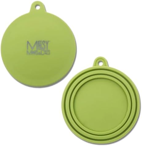 Messy Mutts Silicone Universal Can Cover, Fits 3 Can Sizes, Green