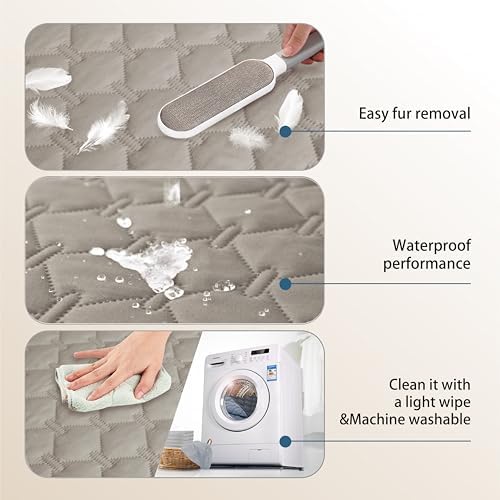 gogobunny Waterproof Blanket for Dogs，Couch Covers for Sectional Sofa