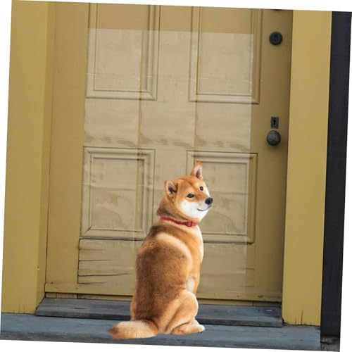 SUPVOX 4pcs Dog Scratch Shield Door Protector Transparent Flexible Guard Tape for Doors Walls and Furniture Prevents Pet Damage and Maintains Aesthetic Appeal