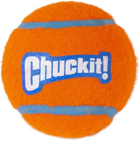 Chuckit! Dog Tennis Ball Dog Toy, Medium 2.5in Shrink Wrap 2 Pack