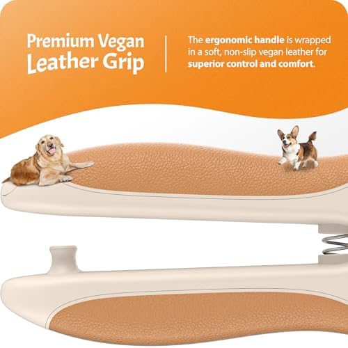 Pawsibility Pet Nail Clipper PRO 2026 - Quick-Vision LED Light | 2-Stage Adjustable Professional-Grade Blade | Adjustable Magnifier Safety Guard - for Cats, Small, Medium and Large Dogs - Brown