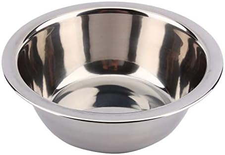 Stainless Steel Hanging Dog Bowl Pet Food Water Cage Cup Clamp Holder Easy Attach Hook On Feeding for Bird Cages Dog Crates Chain Link Fences Small Size S