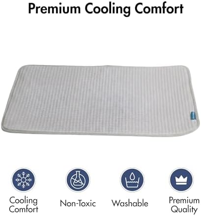 Spark Paws FrostCore Dog Cooling Mat - Non Gel Self Cooling Pet Pad