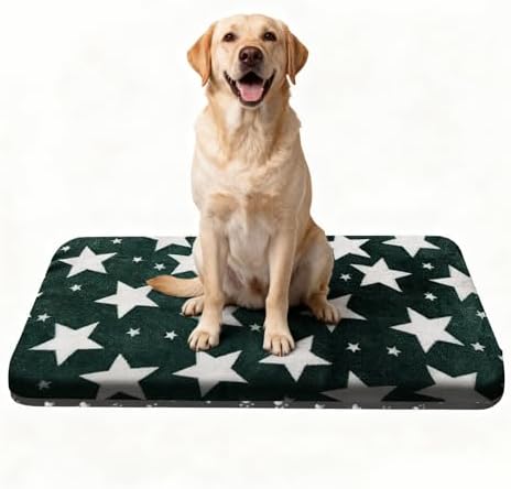 Dog Crate Pad Washable Cat Dog Pet Bed for Crate kennel Large Mat 36inGreen