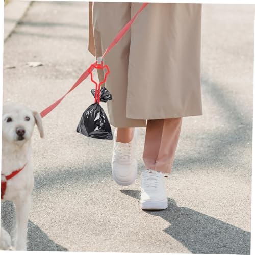POPETPOP Dog Waste Bag Holder Clip Hands Pet Waste Carrier for Leash Dog Walking Accessories Sturdy Material Easy to Clean