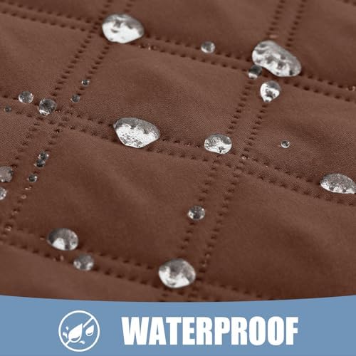 Smiry Waterproof Reversible Pet Couch Covers for Dogs