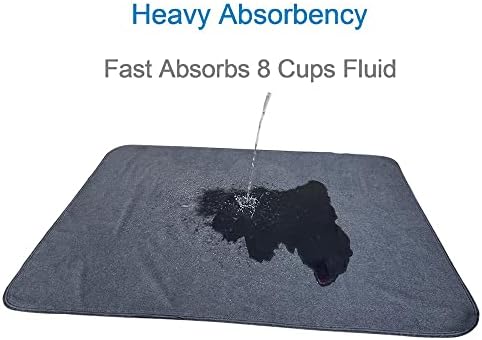 Peepeego Non-Slip Dog Pee Pad 65"x48" Washable,Waterproof for Training, Whelping