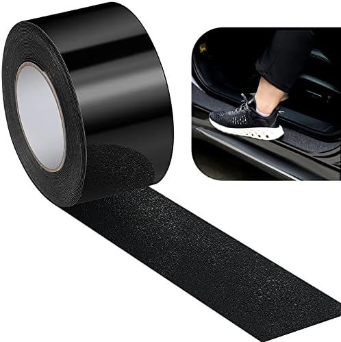 Frienda Car Door Sill Protector Edge Guards,2.8 Inch Wide, 32.8 Feet,Black