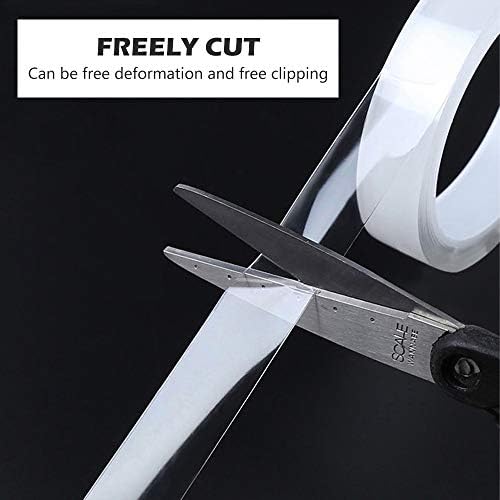 MYFAMIREA Car Door Invisible Anti-Collision Self Adhesive Seal Strip Seal Weather Strip Scratch Resistant Transparent Fit for Most Car, Protect The Car Body and Door (16.4Ft x 4In)