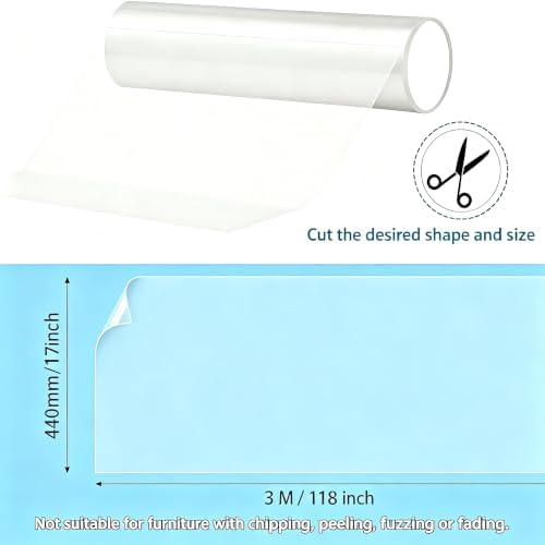 Anti Cat Scratch Furniture Protector (17.3" x 118") Single Sided
