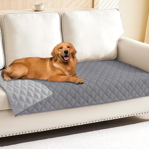 Smiry Waterproof Reversible Pet Couch Covers for Dogs