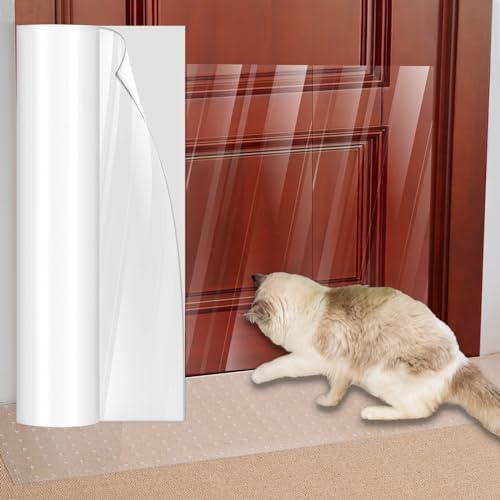 Uross Cat Doorway Protector - Anti-Scratch Mat for Pets, Set Includes Under Door Cat Scratch Protector