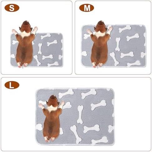 1 Pack 3 Blankets for Dog Puppy Cat (Small 23x16'', Star, Bone, Love)