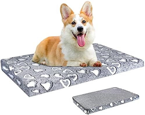 VANKEAN Reversible Cool/Warm Crate Mat Waterproof Washable Firm S-XXL Grey