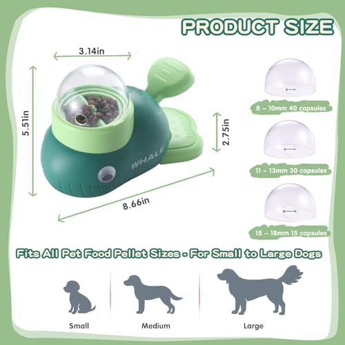 Interactive Dog Toys & Cat Toys for Indoor Cats, Dog Puzzle Toy Slow Feeder Bowl, Puppy Enrichment Toys, Interactive Cat Toys, Dog Feeder Puzzle Toy for Smart Dogs to Keep Them Busy