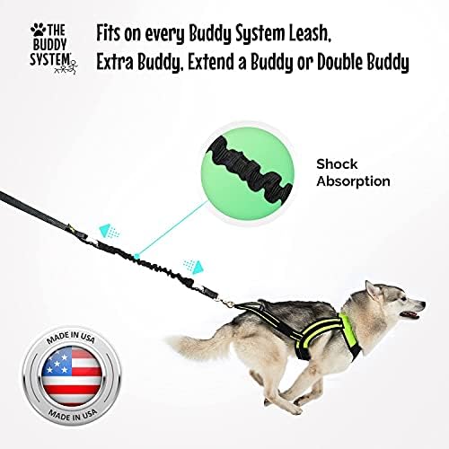 The Buddy System - Lunge Buster Shock Absorber, Regular Dog, Black