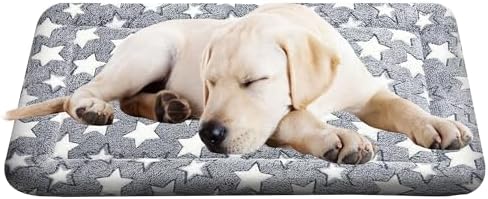Dog Crate Pad Washable Cat Dog Pet Bed for Crate kennel Medium Mat 30inGray